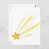 Shooting Star Postkarte (Vorne/Hinten)