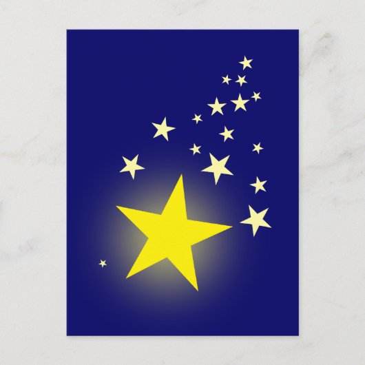 Shooting Star Postkarte (Vorderseite)