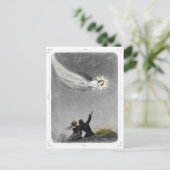 Shooting Star Postkarte (Stehend Vorderseite)