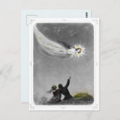 Shooting Star Postkarte (Vorne/Hinten)