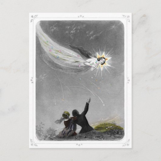 Shooting Star Postkarte (Vorderseite)