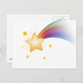 Shooting Star Postkarte (Vorne/Hinten)