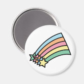 Shooting Star Rainbow Magnet (Vorderseite/Rückseite)