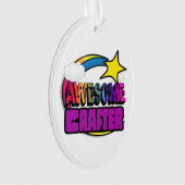 Shooting Star Rainbow Phantastisch Crafter Ornament (Vorderseite)