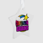 Shooting Star Rainbow Phantastisch Grades Ornament (Vorderseite)