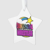 Shooting Star Rainbow Phantastisch Wrestler Ornament (Vorderseite)