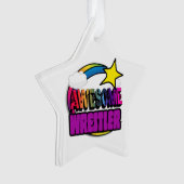 Shooting Star Rainbow Phantastisch Wrestler Ornament (Vorderseite)