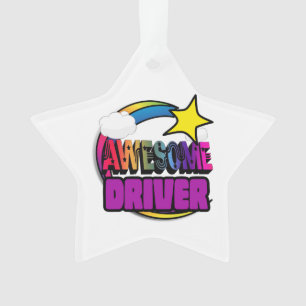 Shooting Star Regenbogen Großartiger Fahrer Ornament
