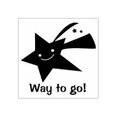 Shooting Star Teachers Custom Rubber Briefmarke Gummistempel (Prägung)