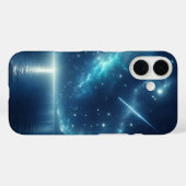 Shooting Star über Wasser Case-Mate iPhone Hülle (Rückseite (Horizontal))