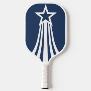 Shooting Star Weiß - Mitternachtsblau Pickleball Schläger