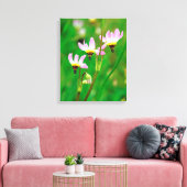 Shooting Star Wildflowers in Mission Trails Park Leinwanddruck (Insitu (Wohnzimmer))