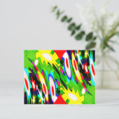 Shooting Stars Art Postkarte (Stehend Vorderseite)