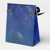 Shooting Stars Celestial Galaxy Hochzeit Geschenkschachtel (Rückseite)