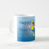 Shooting Stars des glücklichen Chefs Tages Kaffeetasse (Vorderseite Links)