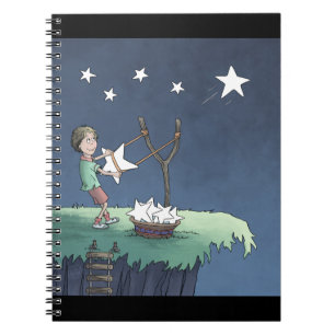 Shooting Stars - Erstellen von Wunschbildern Notizblock