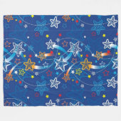 Shooting Stars Fleecedecke (Vorderseite (Horizontal))
