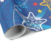Shooting Stars Geschenkpapier (Rolleneckpunkt)