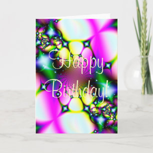 Shooting Stars Happy Birthday! Karte