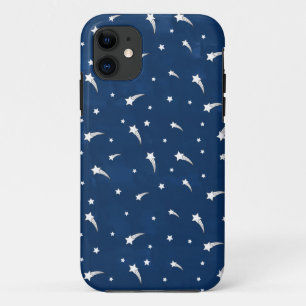 Shooting Stars Navy Blue Watercolor Case-Mate iPhone Hülle