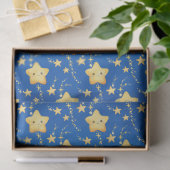 Shooting Stars Night Sky Whimsical Baby Shower Seidenpapier (Geschenk)