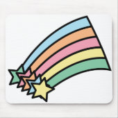 Shooting Stars Rainbow Mousepad (Vorne)