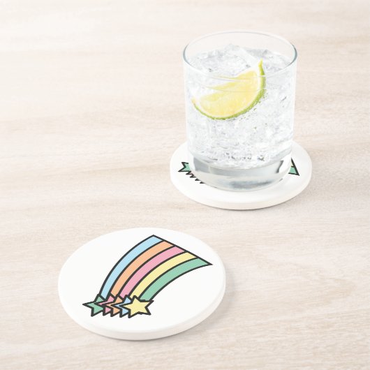 Shooting Stars Rainbow Untersetzer (Seite)