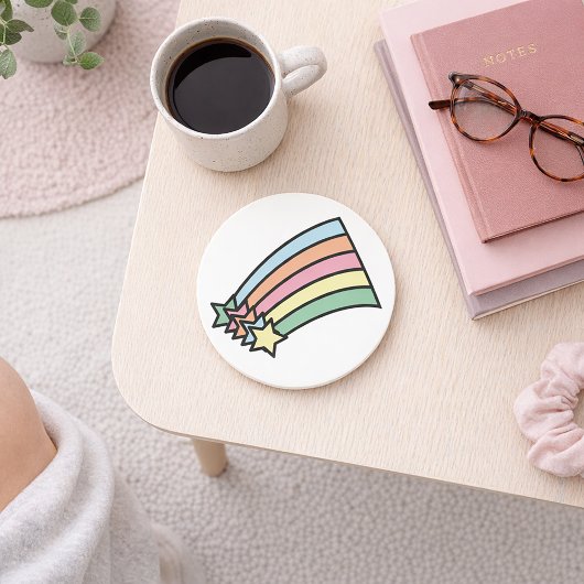 Shooting Stars Rainbow Untersetzer