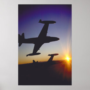 Shooting Stars T-33 Poster