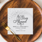 Shooting Stars The Stars Aligned Couples Shower Serviette