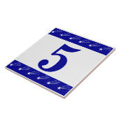 Shooting Stars-Zahl-Fliese Fliese (Seite)