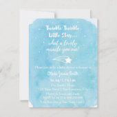 Shooting Twinkle Twinkle Little Star Baby Dusche Einladung (Vorderseite)
