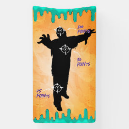 Shooting Ziel Zombie Birthday Party Banner