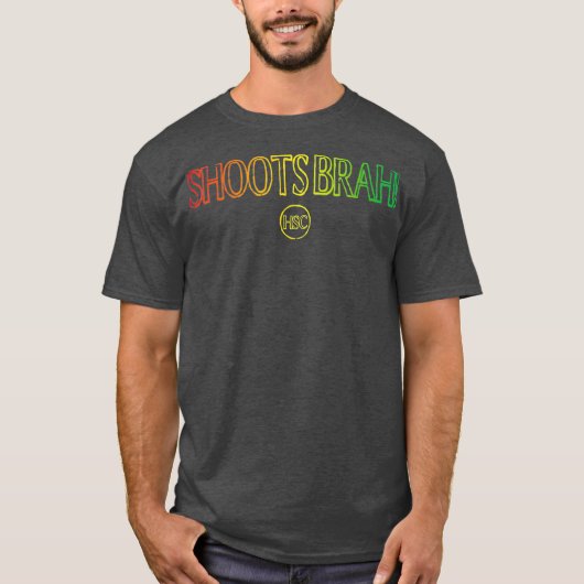 Shoots Brah Hawaiian Surf Kreationen Aloha Island T-Shirt (Vorderseite)