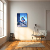 【SHOP限定イラスト】スケボーJKポスター Poster|寿司娘 GenerativeAI Fotodruck