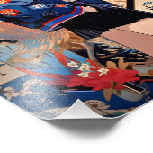 【SHOP限定イラスト】和柄JKポスター|寿司娘 GenerativeAI Fotodruck (Ecke)