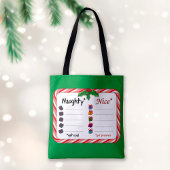 Shop für die Naughty oder Nice Tote Bag Tasche