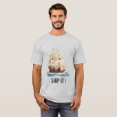 SHOP IT ! -Gestalted T-Shirt (Vorne ganz)