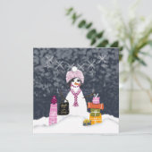 Shop N Drop Holiday Card Karte (Stehend Vorderseite)