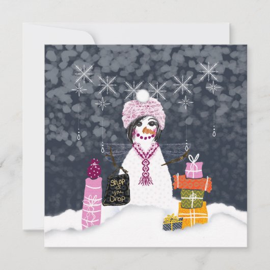 Shop N Drop Holiday Card Karte (Vorderseite)