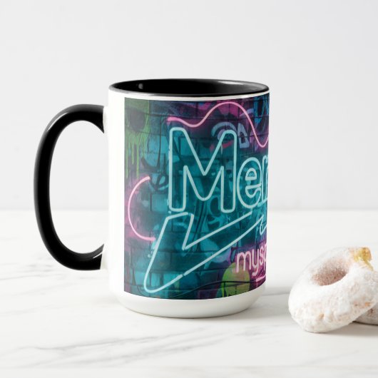 Shop werbung tasse (Mit Donut)