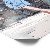 【SHOP&X限定イラスト】JKポスター|寿司娘 GenerativeAI Fotodruck (Ecke)