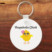 Shopaholic Chick Schlüsselanhänger (Vorderseite)