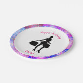 Shopaholic Glam Birthday Paper Tellers Pappteller (Schrägansicht)