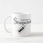 Shopaholic Kaffeetasse (Links)