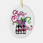 Shopaholic Keramik Ornament (Rechts)