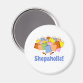 Shopaholic Magnet (Vorderseite/Rückseite)