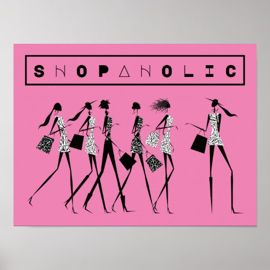 Shopaholic Trendy Girls Poster (Vorne)