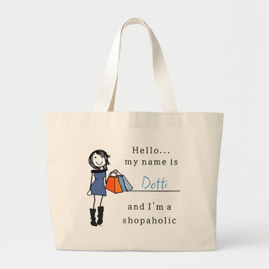 Shopaholische Tasche Shopping Bag (Vorne)