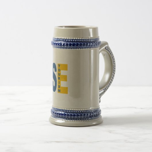 Shope SWEDEN TOURISM Bierglas (VorderseiteRechts)